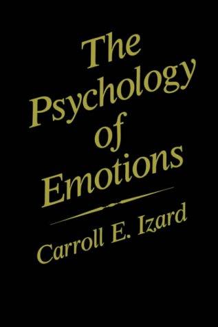 The Psychology of Emotions by Carroll E. Izard book cover