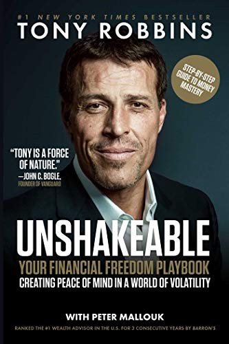 Unshakeable: Your Financial Freedom Playbook by Tony Robbins book cover