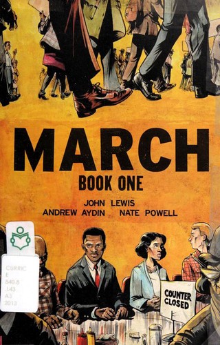 March: Book Two by John Lewis, Andrew Aydin, Nate Powell book cover