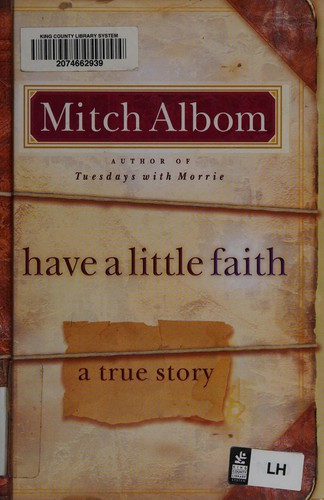 Have a Little Faith by Mitch Albom book cover