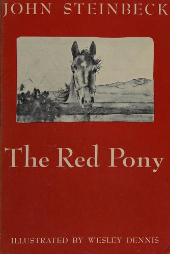 The Red Pony by John Steinbeck book cover