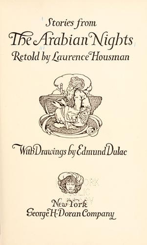 Stories from the Arabian Nights by Sir Richard Burton, translated by various book cover