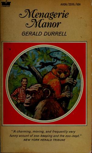 Menagerie Manor by Gerald Durrell book cover