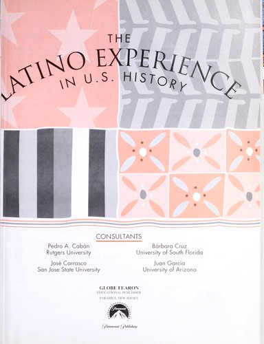 The Latino Experience in U.S. History by Pedro A. Caban book cover