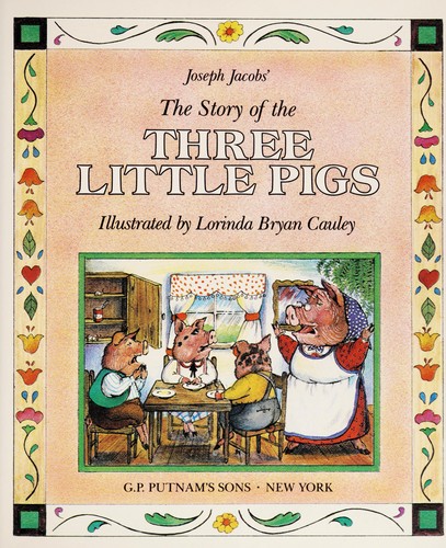 The Three Little Pigs by Joseph Jacobs book cover
