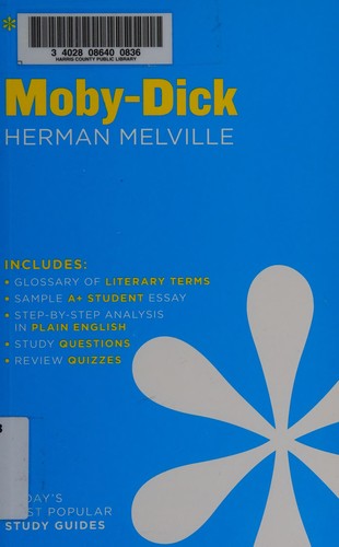 Moby Dick by Herman Melville book cover