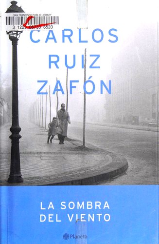 The Shadow of the Wind by Carlos Ruiz Zafón book cover