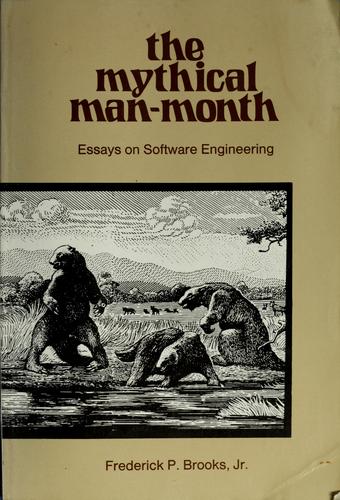 The Mythical Man-Month by Frederick P. Brooks Jr. book cover