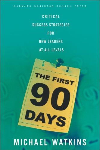 The First 90 Days by Michael Watkins book cover