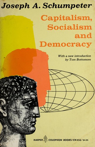 Capitalism, Socialism and Democracy by Joseph Schumpeter book cover