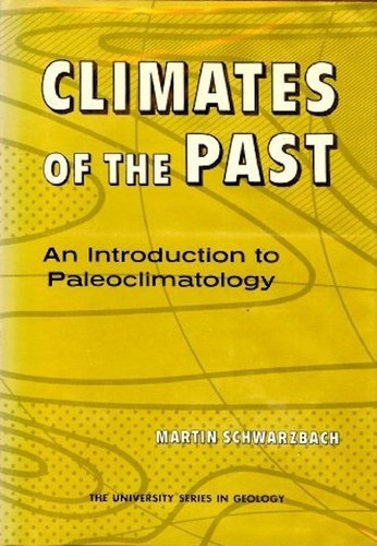 Climates of the Past by Martin Schwarzbach book cover