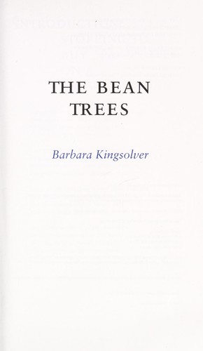The Bean Trees by Barbara Kingsolver book cover