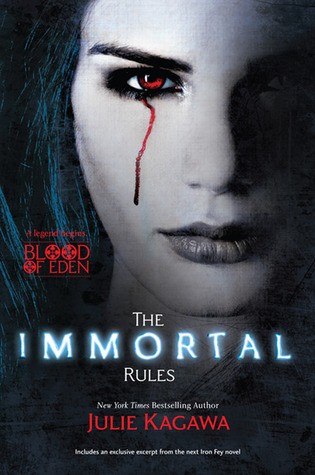 The Immortal Rules by Julie Kagawa book cover