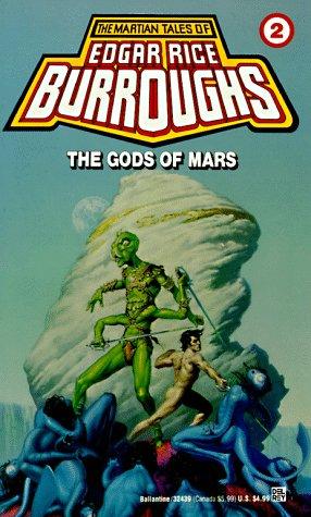 The Gods of Mars by Edgar Rice Burroughs book cover