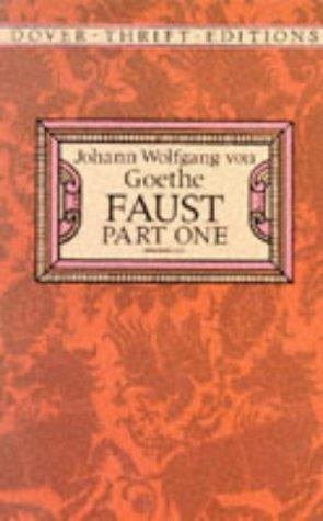 Faust Part One by Johann Wolfgang von Goethe book cover