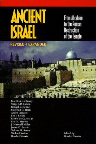 Ancient Israel: From Abraham to the Roman Destruction of the Temple by Hershel Shanks book cover