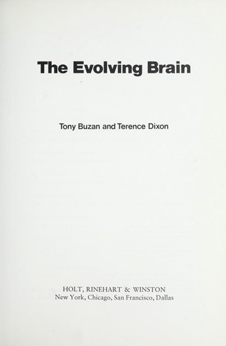 The Evolving Brain: A New Era of Human Potential by Tony Buzan book cover
