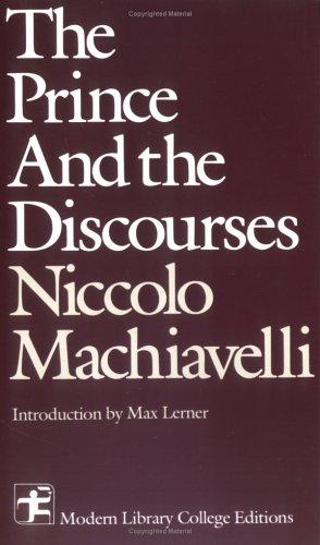 The Discourses by Niccolò Machiavelli book cover