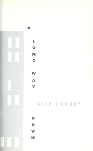 A Long Way Down by Nick Hornby book cover