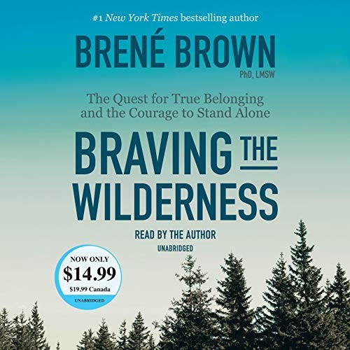 Braving the Wilderness: The Quest for True Belonging and the Courage to Stand Alone by Brené Brown book cover