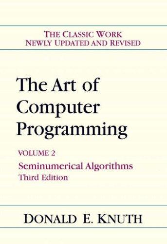 The Art of Computer Programming, Vol 1: Fundamental Algorithms by Donald E. Knuth book cover
