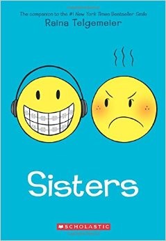 Sisters by Raina Telgemeier book cover