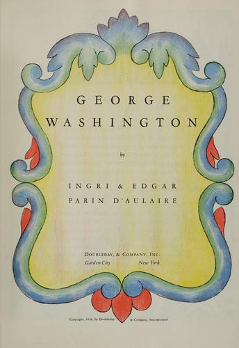 George Washington: The Founding Farmer by Ingri Parin D'Aulaire, Edgar Parin D'Aulaire book cover
