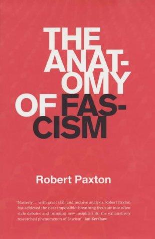 The Anatomy of Fascism by Robert O. Paxton book cover
