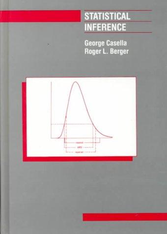 Statistical Inference by George Casella and Roger L. Berger book cover