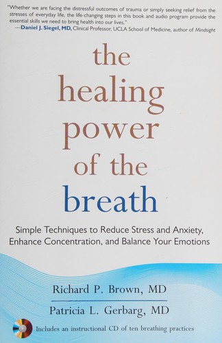 The Healing Power of the Breath by Richard P. Brown and Patricia L. Gerbarg book cover