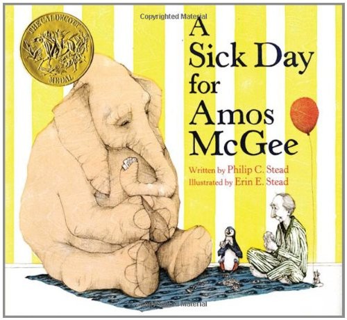 A Sick Day for Amos McGee by Philip C. Stead book cover