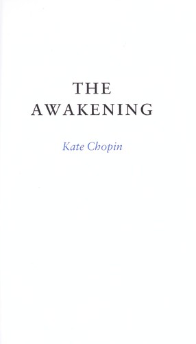 The Awakening by Kate Chopin book cover