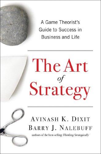 The Art of Strategy: A Game Theorist's Guide to Success in Business and Life by Avinash K. Dixit and Barry J. Nalebuff book cover