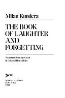 The Book of Laughter and Forgetting by Milan Kundera book cover