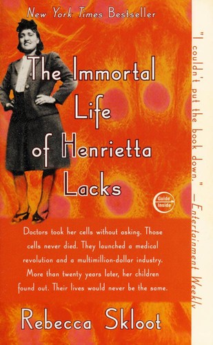 The Immortal Life of Henrietta Lacks by Rebecca Skloot book cover