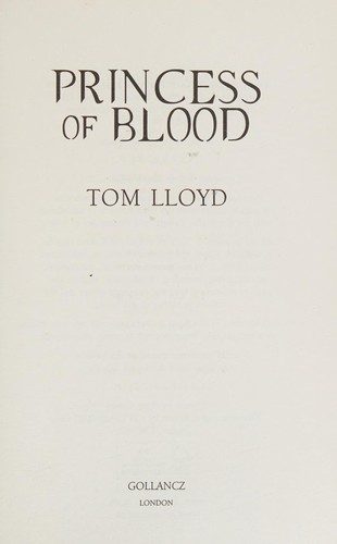 Princess of Blood by Tom Lloyd book cover