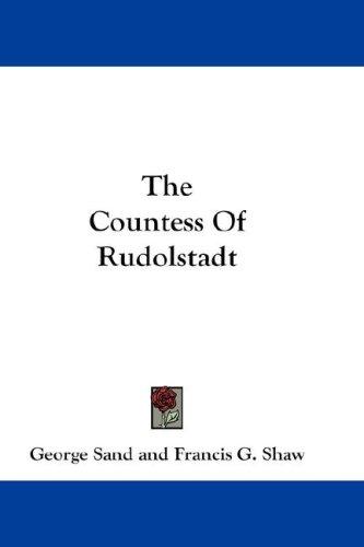 The Countess of Rudolstadt by George Sand book cover