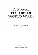 A Naval History of World War I by Paul G. Halpern book cover