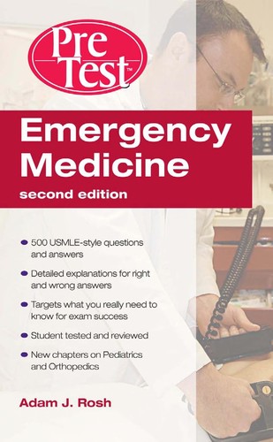 Emergency Medicine: A Comprehensive Study Guide by Adam J. Rosh book cover