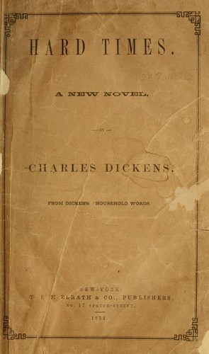 Hard Times by Charles Dickens book cover
