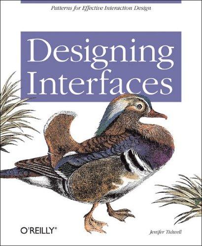 Designing Interfaces by Jenifer Tidwell book cover