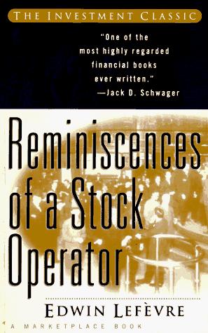 Reminiscences of a Stock Operator by Edwin Lefèvre book cover