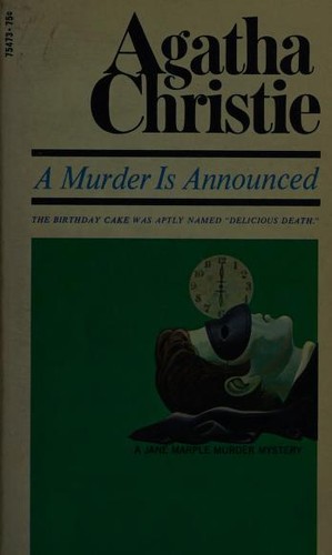 A Murder is Announced by Agatha Christie book cover