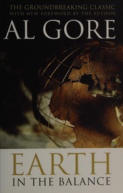 Earth in the Balance by Al Gore book cover