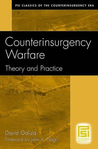 Counterinsurgency Warfare: Theory and Practice by David Galula book cover
