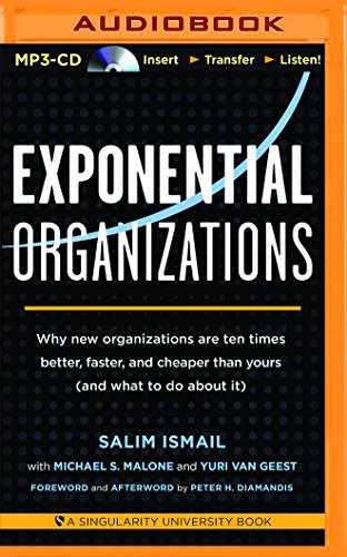 Exponential Organizations by Salim Ismail book cover