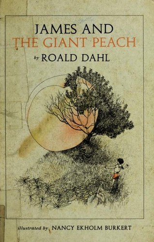 James and the Giant Peach by Roald Dahl book cover