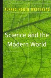 Science and the modern world by Alfred North Whitehead book cover
