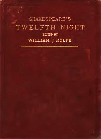 Twelfth Night by William Shakespeare book cover