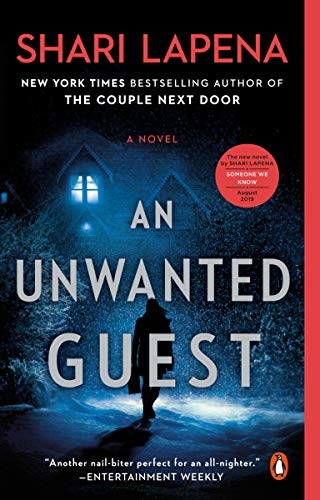 An Unwanted Guest by Shari Lapena book cover